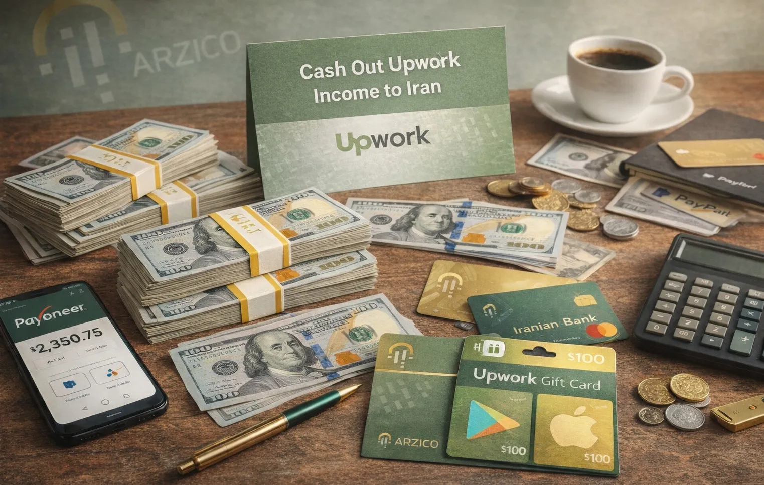 بهترین روش نقد کردن درآمد Upwork در ایران
