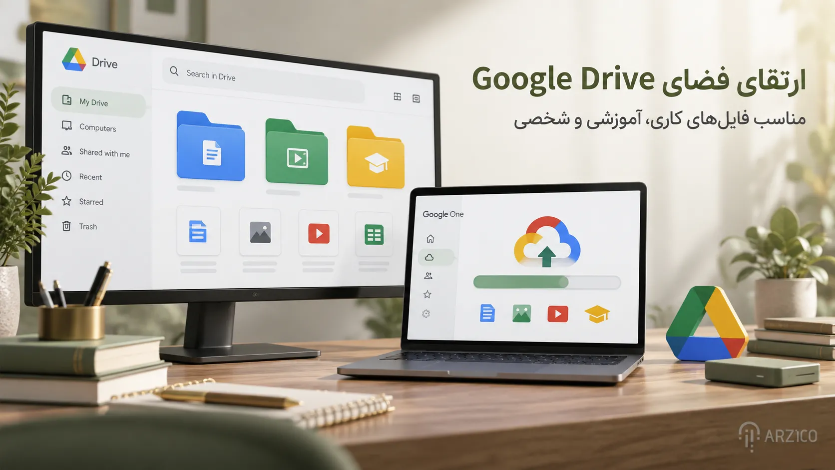 تأثیر Gmail و Google Photos بر فضای ذخیرهسازی حساب گوگل