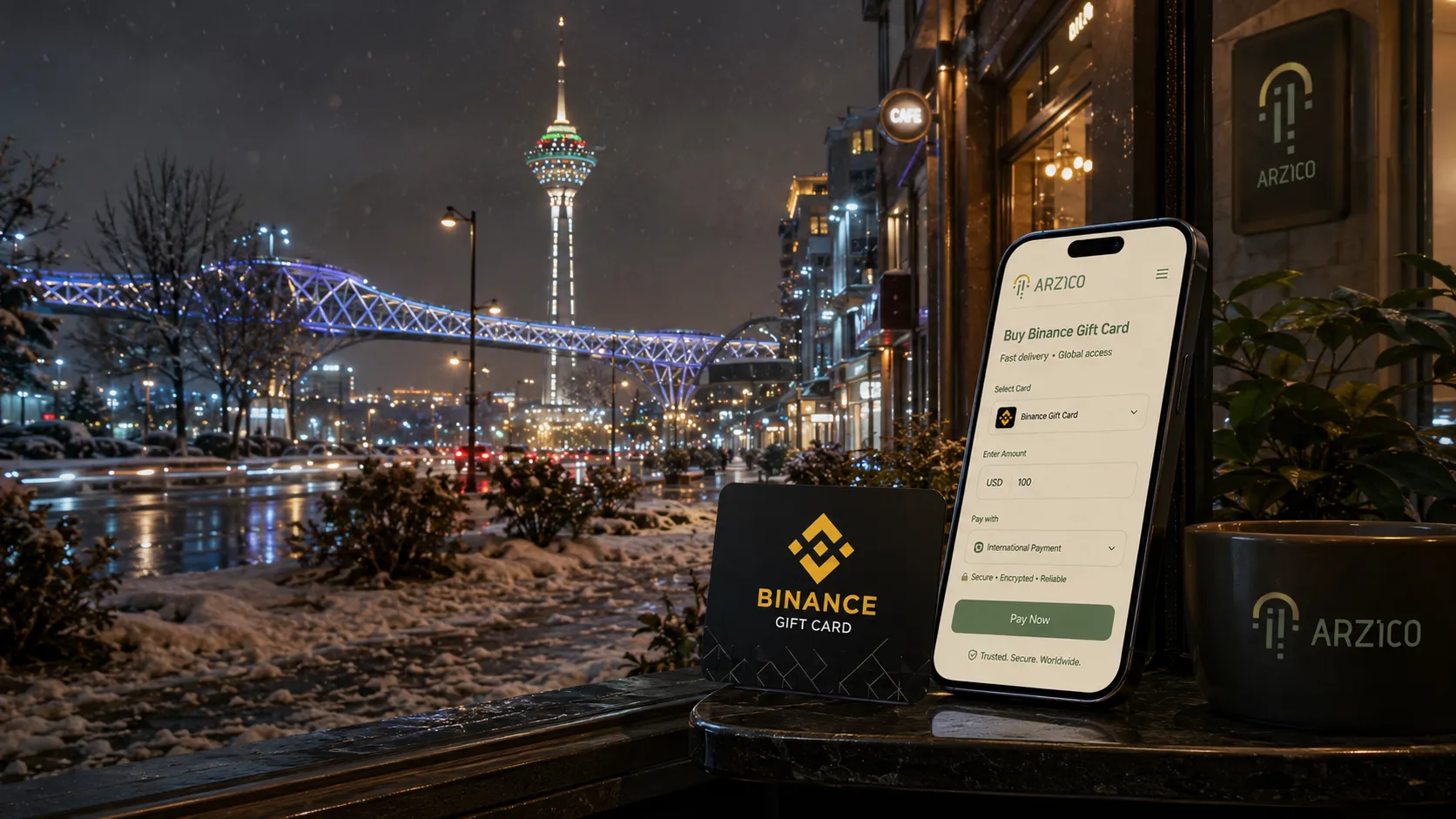 بهترین روش خرید گیفت کارت Binance در ایران