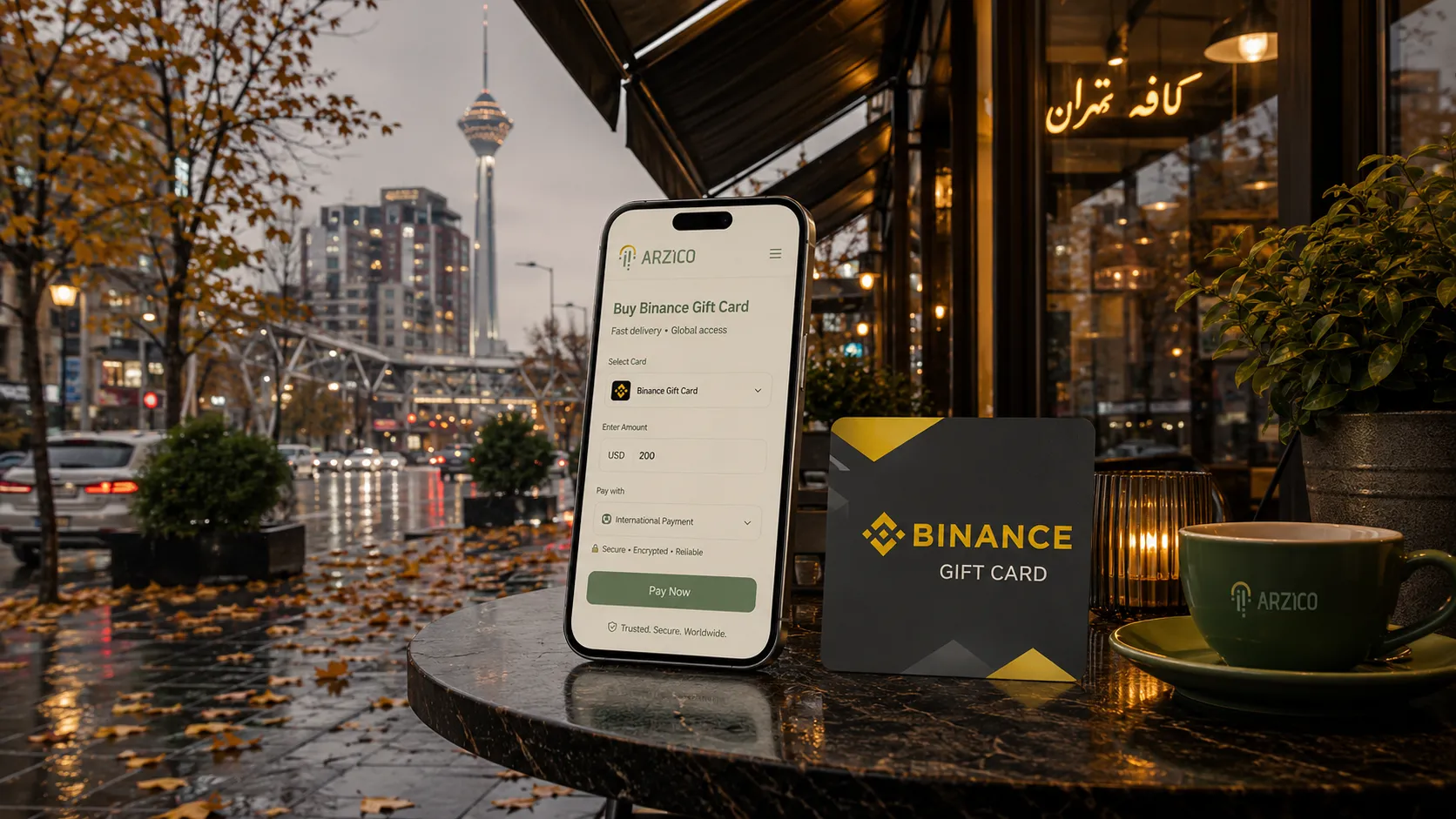 نحوه استفاده و Redeem کردن گیفت کارت Binance