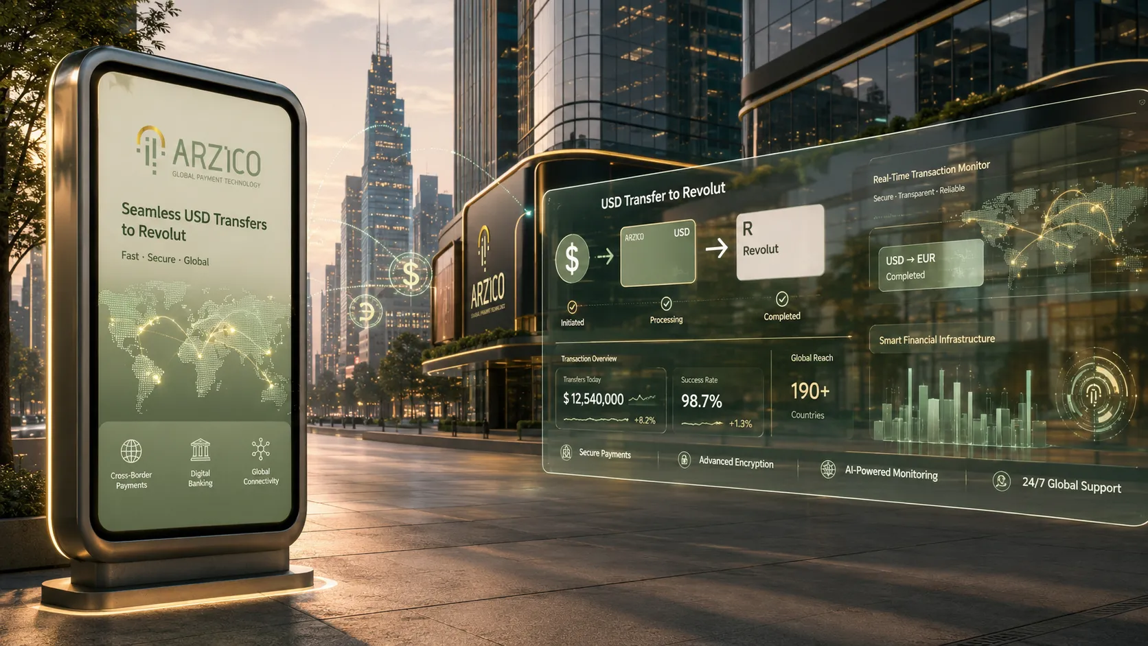 ۵. مدتزمان انتقال دلار به حساب Revolut