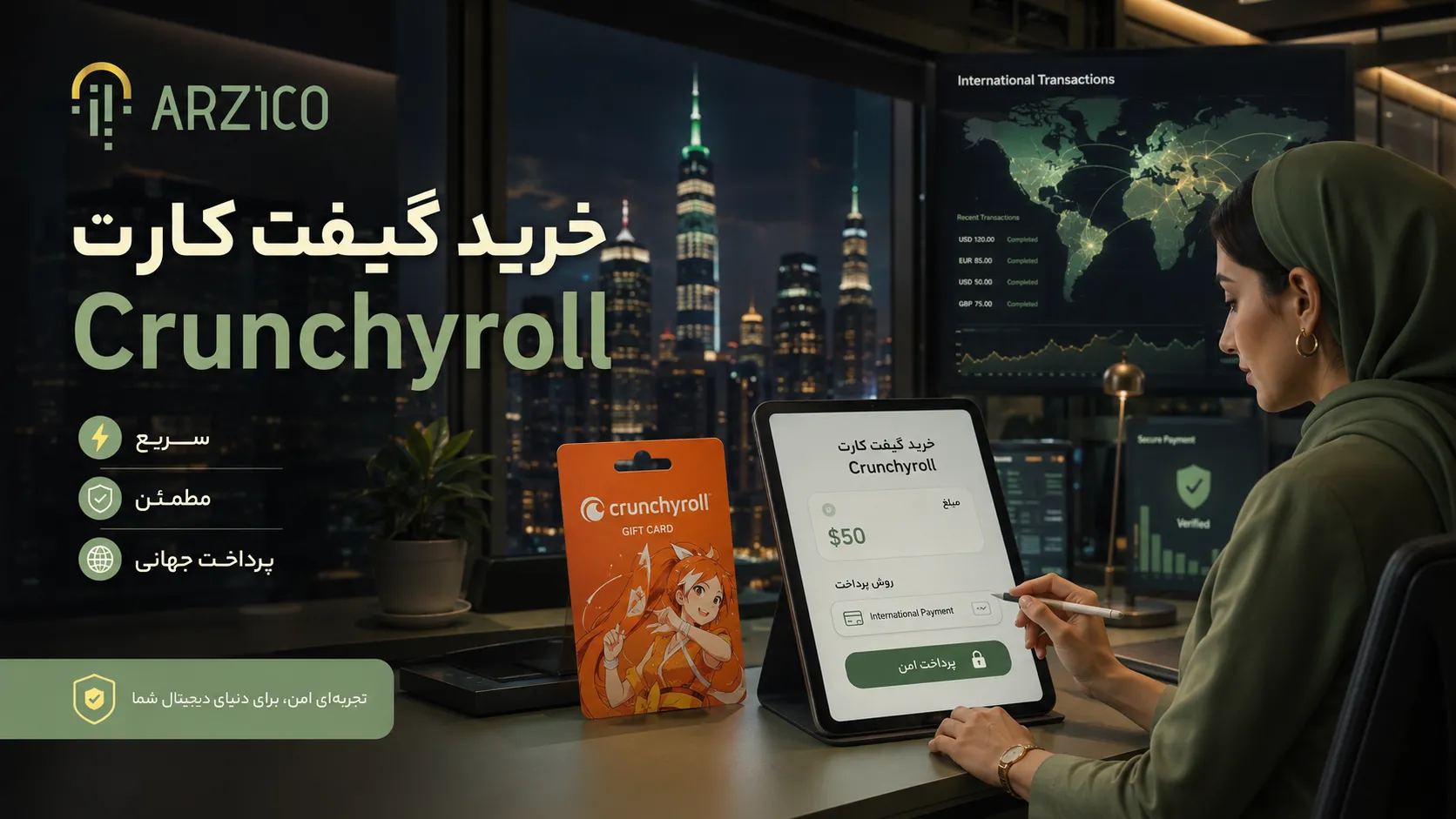 سوالات متداول درباره خرید و استفاده از گیفت کارت Crunchyroll