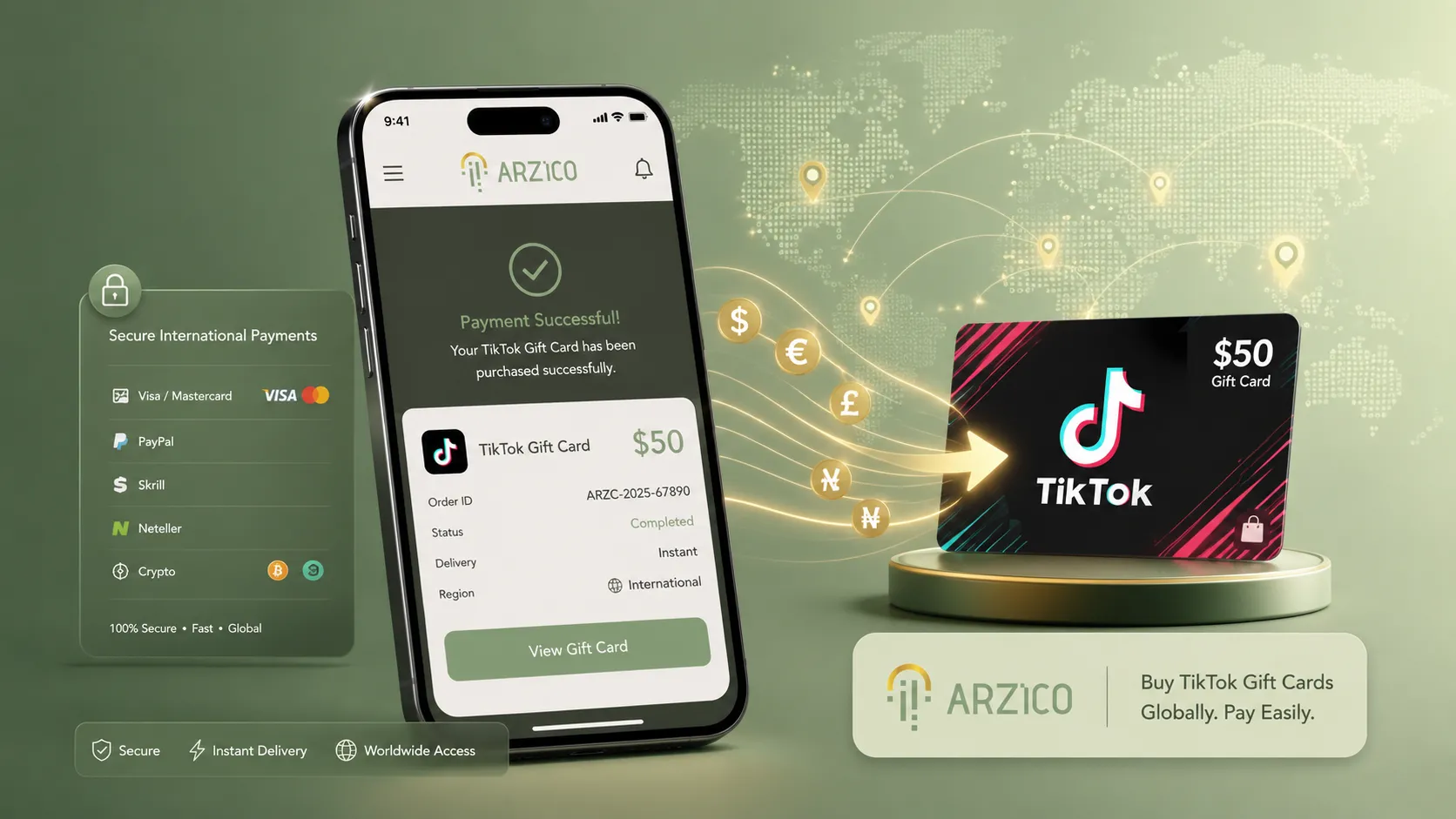 بهترین روش خرید گیفت کارت TikTok در ایران