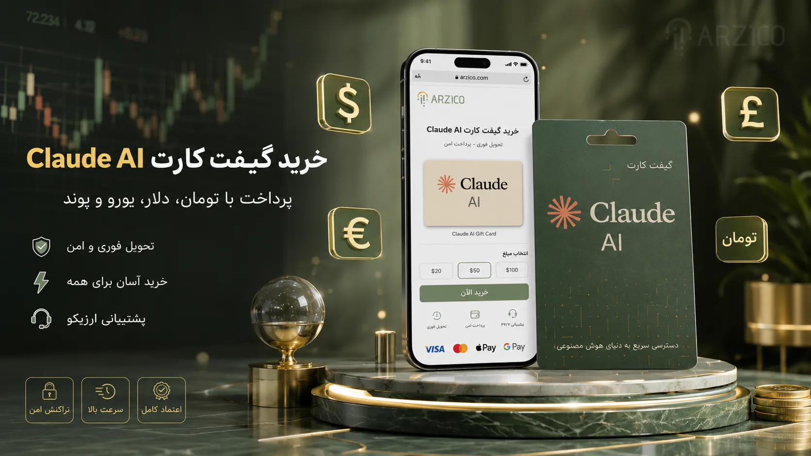 آموزش خرید گیفت کارت Claude AI بهصورت مرحلهبهمرحله